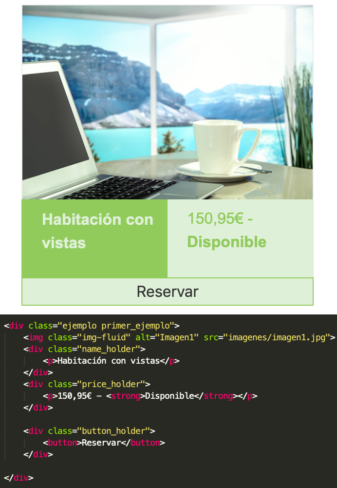 Ejemplo de detalle de producto A