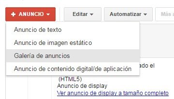 Galería de Anuncios de Google Ads
