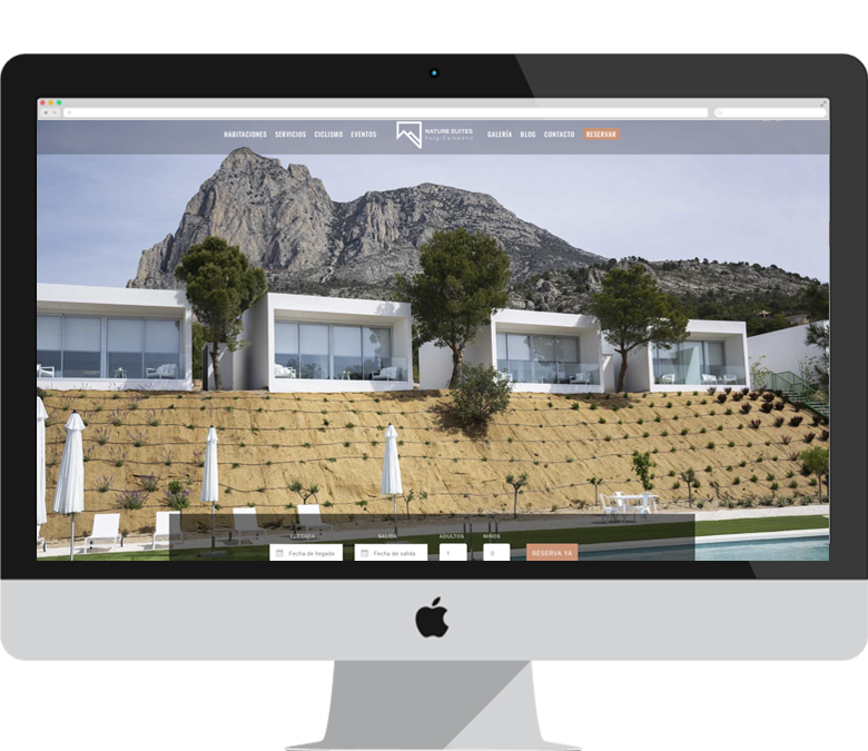 Diseño Web Para Nature Suites Hotel Puig Campana